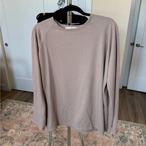 Neutral Taupe Waffle Knit Set - How Do You Wear That